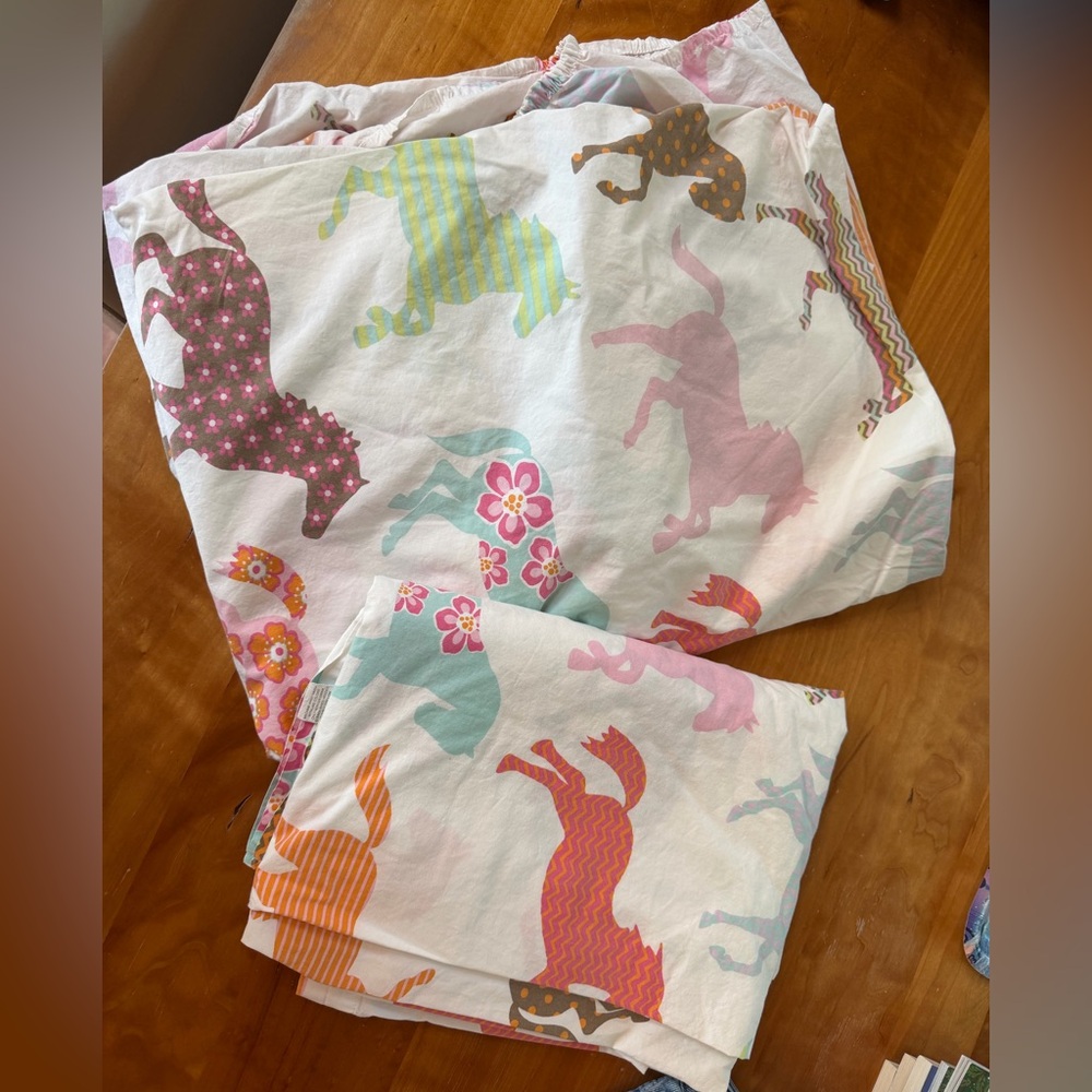 Garnet hill horse sheets! Twin